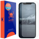 (2-Pack) Apple iPhone 12 Pro Max MatteSkin [Case Compatible] Anti-Glare Screen Protector [6.7 inch]
