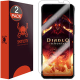 (2-Pack) Asus Rog Phone 6D / 6D Ultimate/ROG Phone 6 Batman Edition / 6 Diablo Immortal Edition TechSkin Screen Protector