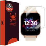 [6-Pack] Realme Dizo Watch 2 SmartWatch TechSkin Screen Protector