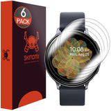 [6-Pack] Samsung Galaxy Watch Active2 TechSkin Screen Protector [40mm]
