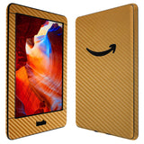 Amazon Kindle TechSkin Gold Carbon Fiber Skin [6", 2019]