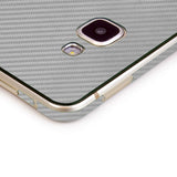 Samsung Galaxy A9 / A9 Pro Silver Carbon Fiber Skin Protector