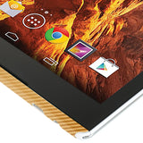 Verizon Ellipsis 8 HD  TechSkin Gold Carbon Fiber Skin