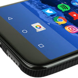 T-Mobile Revvl 2 TechSkin Black Carbon Fiber Skin