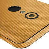T-Mobile Revvl 2 TechSkin Gold Carbon Fiber Skin