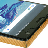 Sony Xperia 10 Plus TechSkin Gold Carbon Fiber Skin