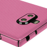 Sony Xperia 10 Plus TechSkin Pink Carbon Fiber Skin