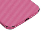Motorola Moto (2nd Gen, 2014) Pink Carbon Fiber Skin Protector