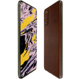 Samsung Galaxy S20 TechSkin Dark Wood Skin [6.2 inch]