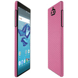 Sony Xperia 10 Plus TechSkin Pink Carbon Fiber Skin