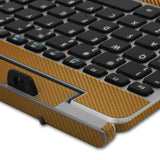 Acer Aspire Switch 10 (Keyboard) Gold Carbon Fiber Skin Protector