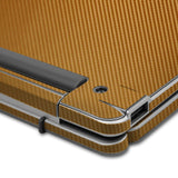 Acer Aspire Switch 10 (Tablet + Keyboard) Gold Carbon Fiber Skin Protector