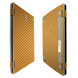 Acer Chromebook Spin 11 TechSkin Gold Carbon Fiber Skin (2018, Model CP311-1H/CP311-1HN)