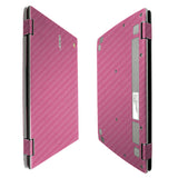 Acer Chromebook Spin 11 TechSkin Pink Carbon Fiber Skin (2018, Model CP311-1H/CP311-1HN)