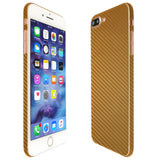 Apple iPhone 7 Plus TechSkin Gold Carbon Fiber Skin (5.5