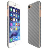 Apple iPhone 7 Plus TechSkin Silver Carbon Fiber Skin (5.5