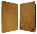 Apple MacBook Air 13.3" Gold Carbon Fiber Skin Protector (MJVE2LL/A)