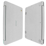 Asus Chromebook Flip Silver Carbon Fiber Skin Protector (10.1