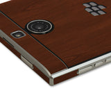 BlackBerry Passport (Silver Edition) Dark Wood Skin Protector