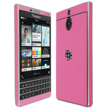 BlackBerry Passport (Silver Edition) Pink Carbon Fiber Skin Protector