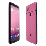 Google Pixel 2 XL TechSkin Pink Carbon Fiber Skin