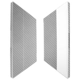 Google Pixelbook TechSkin Silver Carbon Fiber Skin (12.3)