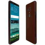 HTC U12 Plus TechSkin Dark Wood Skin
