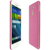 Huawei Enjoy 7 Plus TechSkin Pink Carbon Fiber Skin