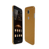 Huawei G8 Gold Carbon Fiber Skin Protector