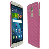 Huawei G9 Plus TechSkin Pink Carbon Fiber Skin