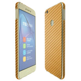 Huawei Honor 8 Lite TechSkin Gold Carbon Fiber Skin