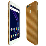 Huawei Honor 8 Pro TechSkin Gold Carbon Fiber Skin