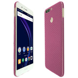 Huawei Honor 8 Pro TechSkin Pink Carbon Fiber Skin