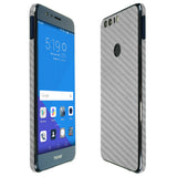 Huawei Honor 8 TechSkin Silver Carbon Fiber Skin