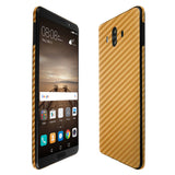 Huawei Mate 10 TechSkin Gold Carbon Fiber Skin
