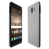 Huawei Mate 10 TechSkin Silver Carbon Fiber Skin