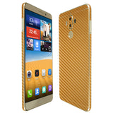 Huawei Mate 9 TechSkin Gold Carbon Fiber Skin