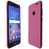 Huawei P10 Lite TechSkin Pink Carbon Fiber Skin