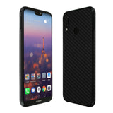 Huawei P20 Lite TechSkin Black Carbon Fiber Skin