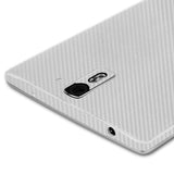OnePlus One Silver Carbon Fiber Skin Protector