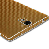 OnePlus One Gold Carbon Fiber Skin Protector
