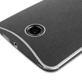 Google Nexus 6 Brushed Steel Skin Protector