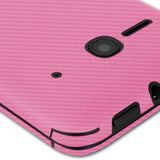 Alcatel OneTouch Evolve 2 Pink Carbon Fiber Skin Protector