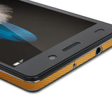 Huawei P8 Lite Gold Carbon Fiber Skin Protector