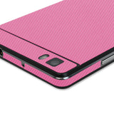 Huawei P8 Lite Pink Carbon Fiber Skin Protector
