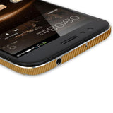 Huawei G8 Gold Carbon Fiber Skin Protector