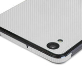 OnePlus X Silver Carbon Fiber Skin Protector