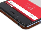 OnePlus X Dark Wood Skin Protector
