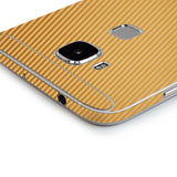 Huawei GX8 Gold Carbon Fiber Skin Protector
