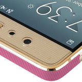 Huawei P9 Pink Carbon Fiber Skin Protector